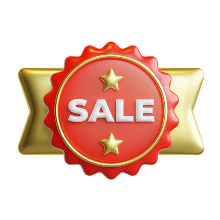 Sale Badge  3D Icon