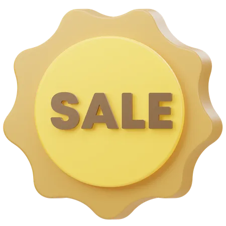 Sale Badge  3D Icon