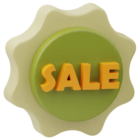 Sale Badge  3D Icon