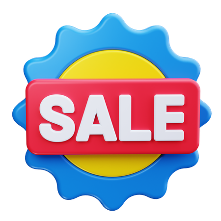 Sale Badge  3D Icon