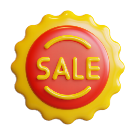 Sale Badge  3D Icon