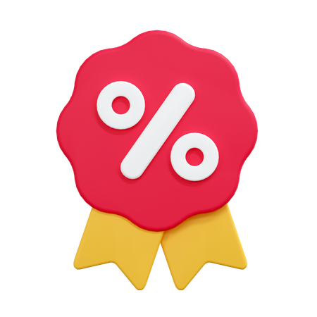 Sale Badge  3D Icon