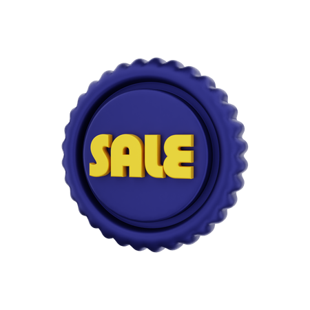 Sale Badge  3D Illustration