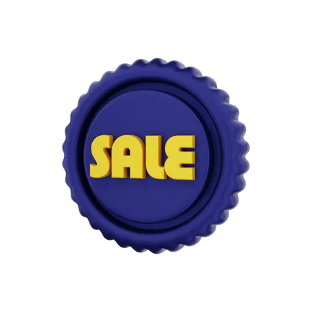 Sale Badge  3D Illustration