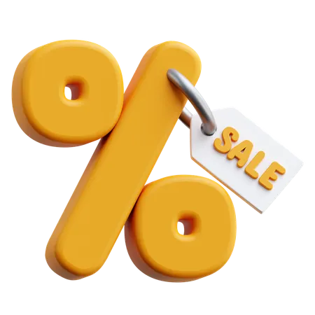 Sale Badge Tag  3D Icon