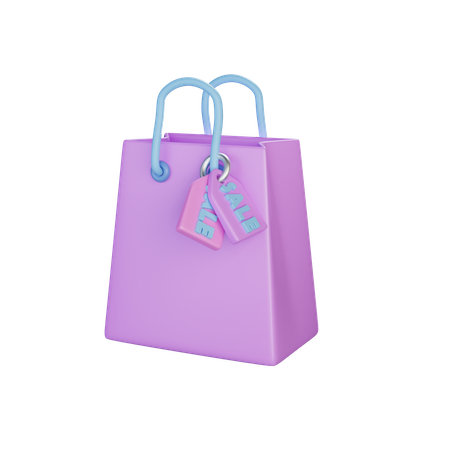 Sale Bag  3D Icon