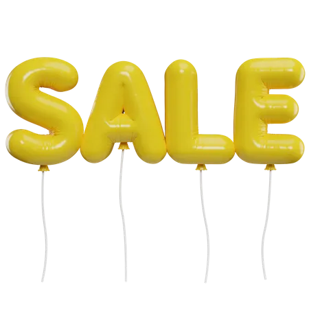 Sale Balloon  3D Icon