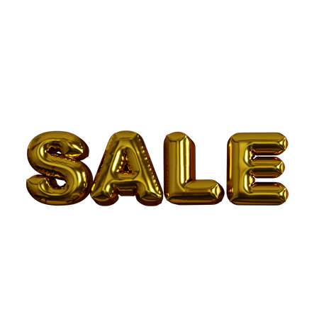 Sale Balloons  3D Icon