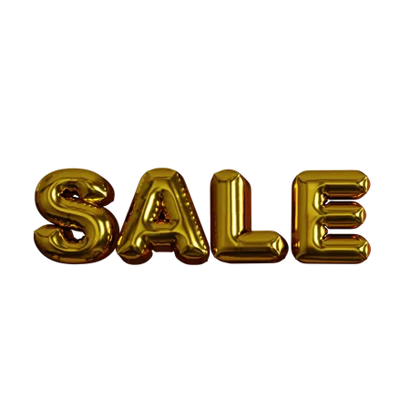 Sale Balloons  3D Icon