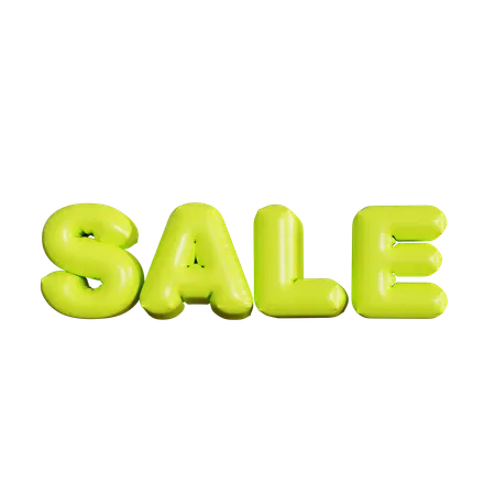 Sale Balloons  3D Icon