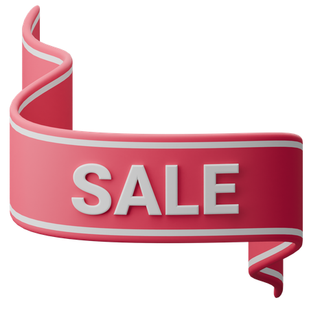 Sale Banner  3D Icon