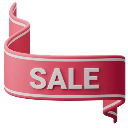Sale Banner  3D Icon