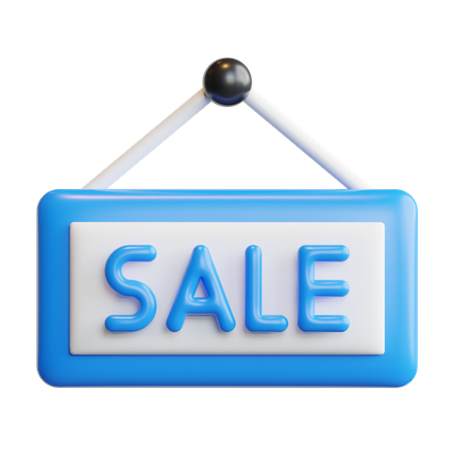 Sale Board  3D Icon