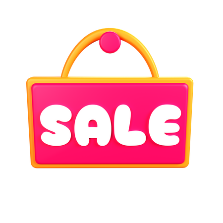 Sale Board  3D Icon