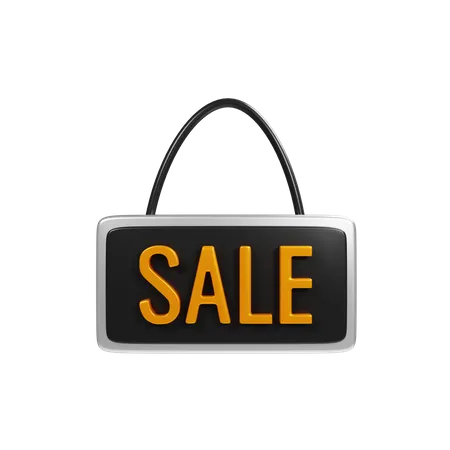 Sale Board  3D Icon