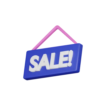 Sale Board  3D Icon