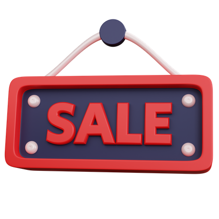 Sale Board  3D Icon