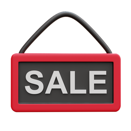 Sale Board  3D Icon