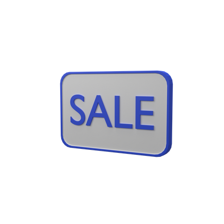 Sale Board  3D Icon