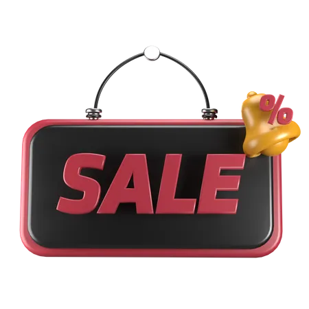 Sale Board  3D Icon