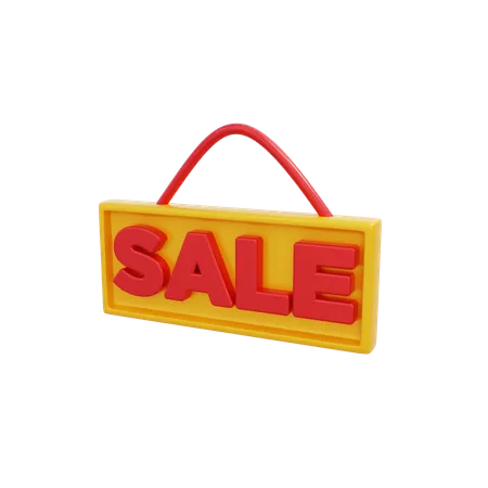 Sale Board  3D Icon