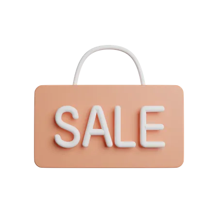 Sale Board  3D Icon