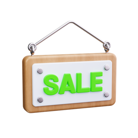 Sale Board  3D Icon