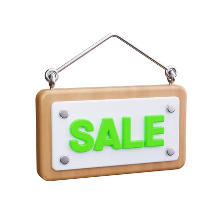 Sale Board  3D Icon