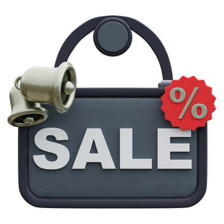 Sale Board  3D Icon