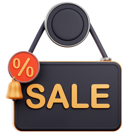 Sale Board  3D Icon