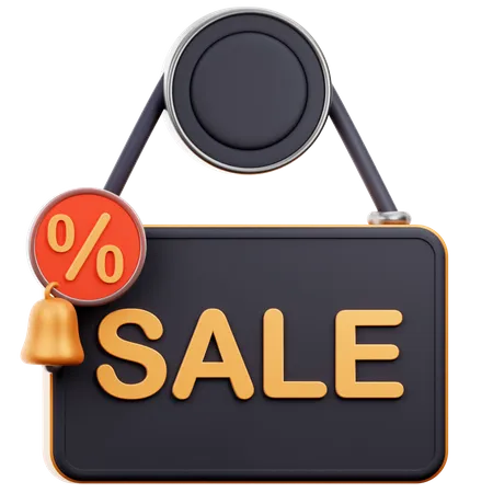 Sale Board  3D Icon