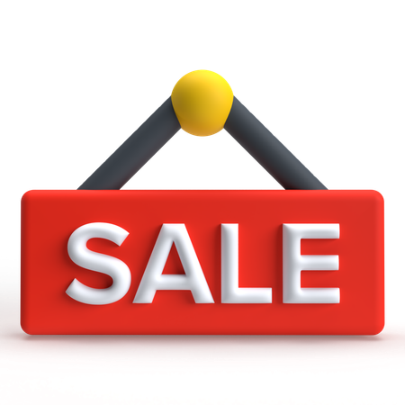 Sale Board  3D Icon