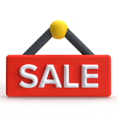 Sale Board  3D Icon