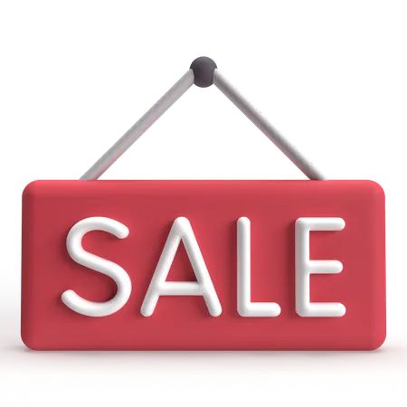 Sale Board  3D Icon