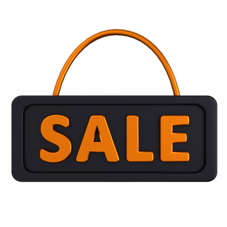 Sale Board  3D Icon