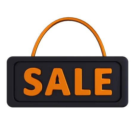 Sale Board  3D Icon