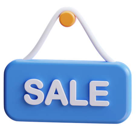 Sale board  3D Icon