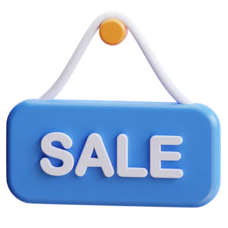 Sale board  3D Icon