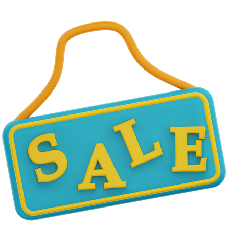 Sale board  3D Icon