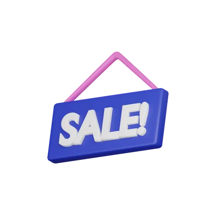 3 D Sale Promotion Sign 3D Icon