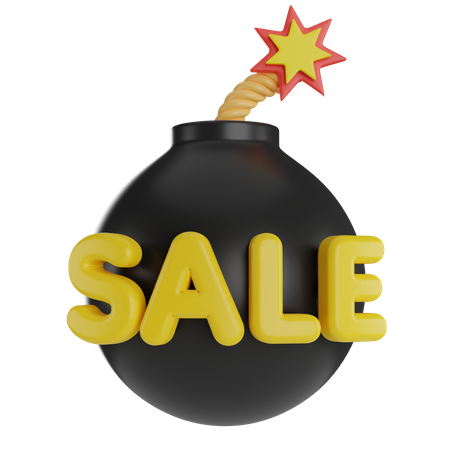 Sale Bomb  3D Icon