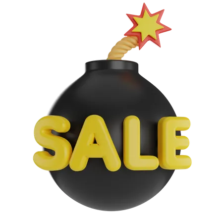 Sale Bomb  3D Icon