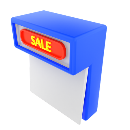 Sale calendar  3D Icon