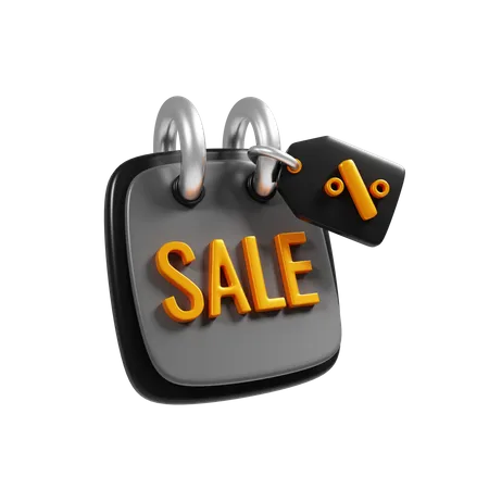 Sale Calendar  3D Icon