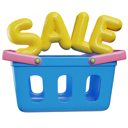 Sale Cart  3D Icon