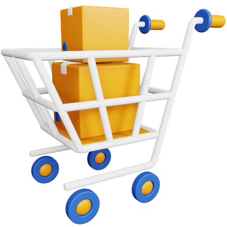 Sale Cart  3D Icon
