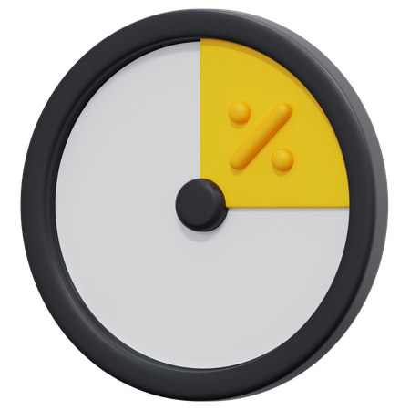 Sale Clock  3D Icon