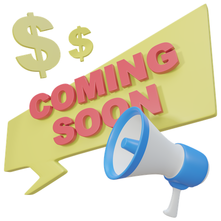 Sale Coming Soon  3D Icon