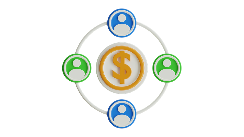 Sale Connection  3D Icon