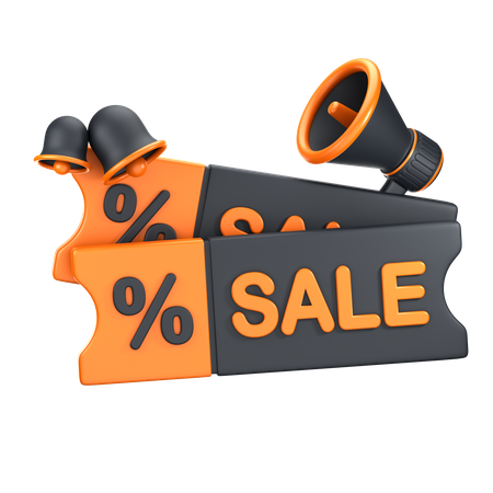 Sale Coupon  3D Icon